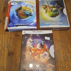 View-Master Virtual Reality Lot Of 3 Experience Packs